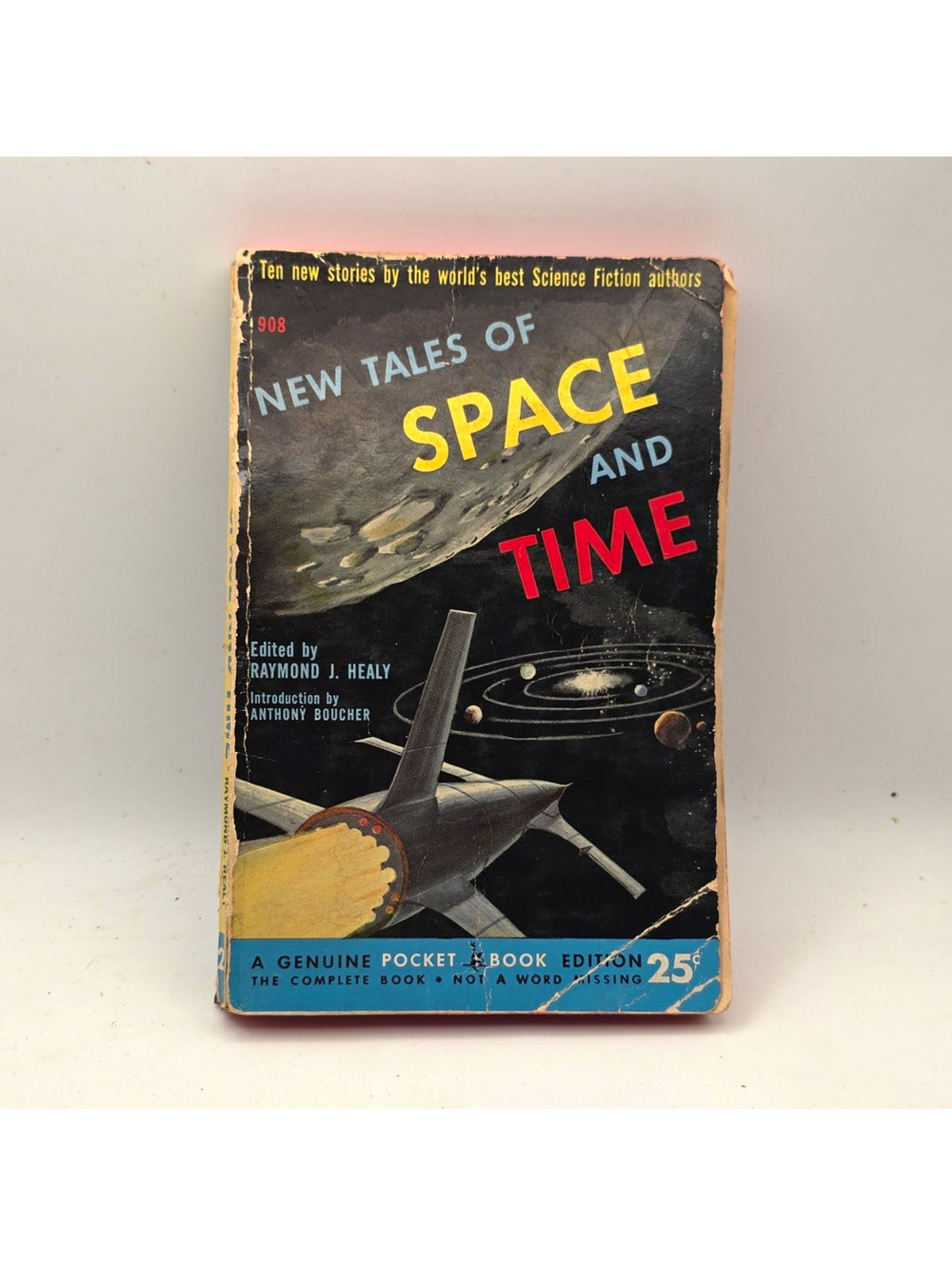 Pocket Books New Tales of Space and Time PB Sci-Fi Space Time Travel Inscribed